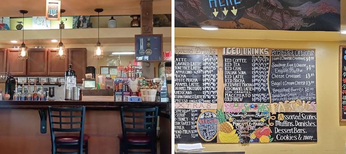 Pour Girls Coffee Menu